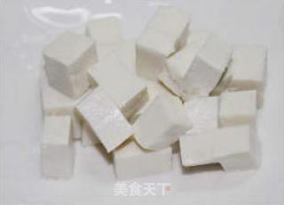 虾仁豆腐羹的做法步骤：3