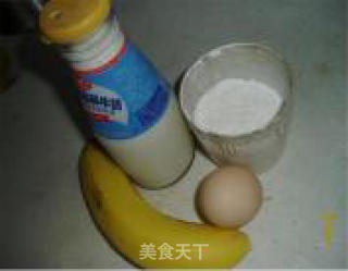 香蕉煎饼的做法步骤：3