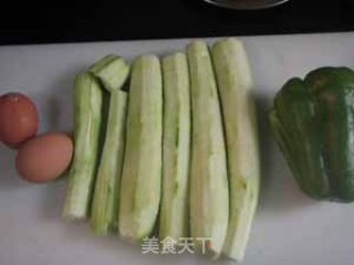 丝瓜滑蛋的做法步骤：3