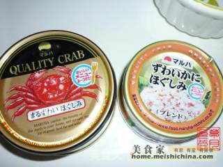 蟹肉盖浇饭的做法步骤：2