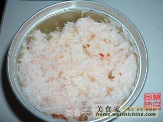 蟹肉盖浇饭的做法步骤：2