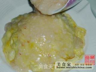 蟹肉盖浇饭的做法步骤：2