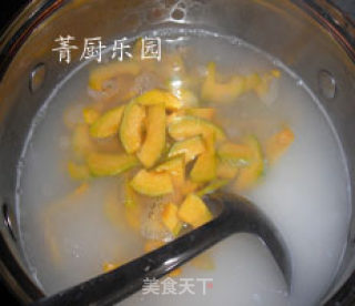黑芝麻南瓜粥的做法步骤：2