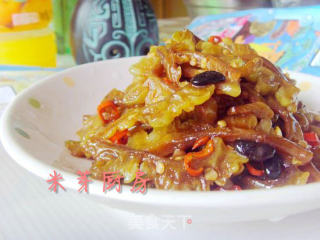 南昌风味炒苦瓜的做法步骤：4