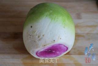 拌心里美萝卜的做法步骤：5
