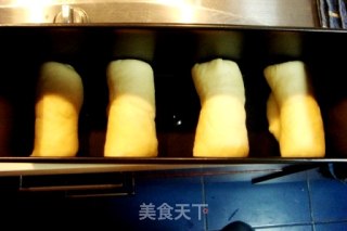 鲜牛奶白土司面包的做法步骤：3