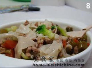 豆角肉丁面的做法步骤：3