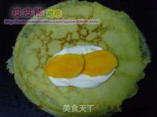 芒果班戟的做法步骤：2