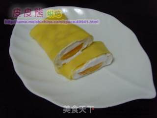 芒果班戟的做法步骤：2