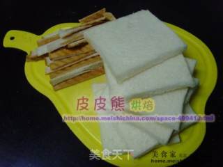 美味西多士的做法步骤：2