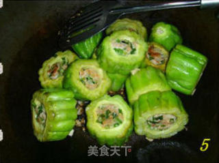 酿苦瓜的做法步骤：4