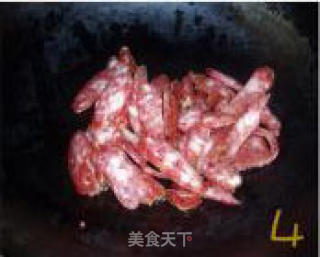 香肠丝瓜面的做法步骤：2