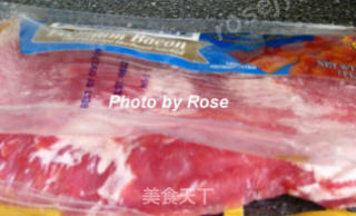 烤咸肉蘑菇的做法步骤：4