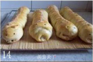 毛毛虫面包的做法步骤：5