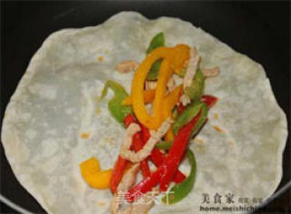 彩椒肉卷的做法步骤：4