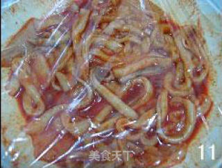 金牌BBQ欢喜鱿鱼圈的做法步骤：9