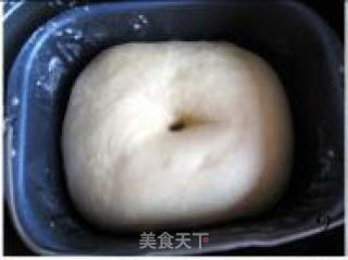 蜜红豆面包卷的做法步骤：3