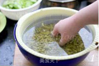 肉末炒酸豆角的做法步骤：2