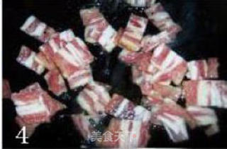 培根炒蚕豆的做法步骤：4