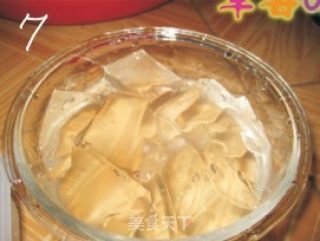 蜜豆白凉粉的做法步骤：2