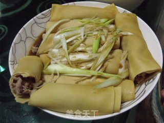 麻香金菇肥牛卷的做法步骤：2