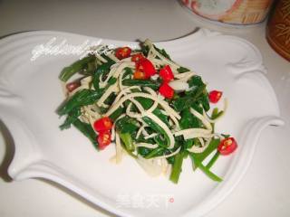 炝拌空心菜的做法步骤：2