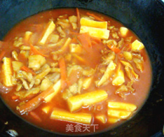 超美味的韩式辣炒年糕（多图）的做法步骤：6