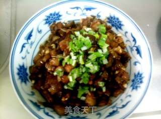 干煸茄丁拌面的做法步骤：2