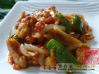 干烧鸡块的做法步骤：2