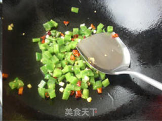 青笋素鸡丁的做法步骤：2