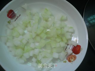 绿豆冬瓜粥的做法步骤：2
