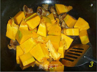 紫苏南瓜焖排骨的做法步骤：2