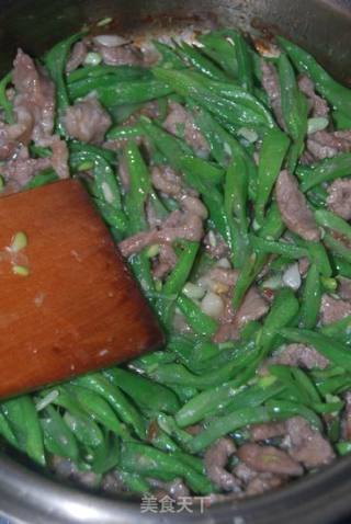 豆角炒肉的做法步骤：5