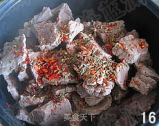 秘制牛肉干的做法步骤：4