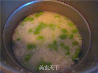 青豆虾仁粥的做法步骤：2