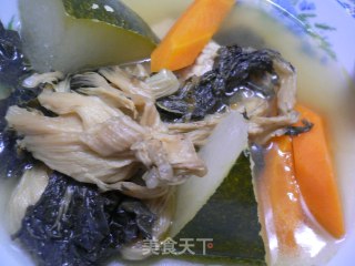 菜干萝卜瘦肉汤的做法步骤：2