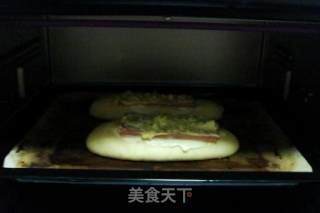 火腿葱花起司面包的做法步骤：2