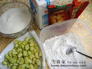 蚕豆糯米饼的做法步骤：3