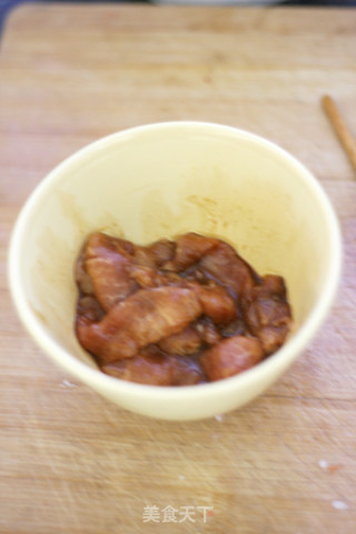 脆皮黄瓜炒肉的做法步骤：3