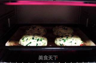 菠菜培根起司面包的做法步骤：3