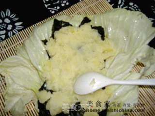 香蕉果蔬卷的做法步骤：3