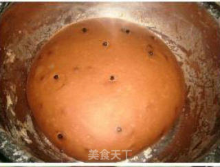 心形巧克力面包的做法步骤：4