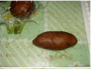 心形巧克力面包的做法步骤：4