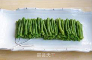 麻汁蒜泥豆角的做法步骤：3