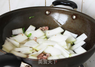 虾皮冬瓜的做法步骤：2