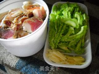 翡翠腊肉的做法步骤：2