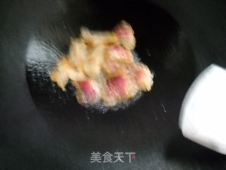 翡翠腊肉的做法步骤：2