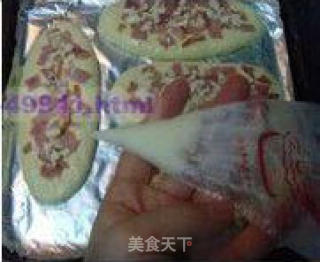 火腿芝士包的做法步骤：3