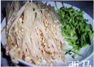 肉丝金针菇的做法步骤：2