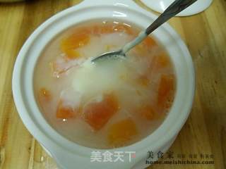 木瓜牛奶盅的做法步骤：4